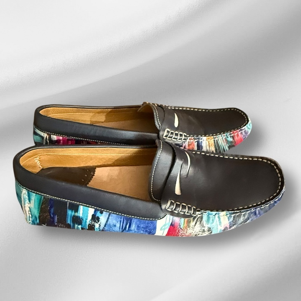 Robert‎ Graham Leather Loafers as is - Picture 5 of 10